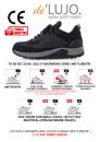 De Lujo. Orıon S1s Yazlık  Iş Ayakkabısı Fıberglass Burun Kevlar Ara Taban  SİYAH-GRİ TRİKO ET.LJ-24102FG2SİYAH-GRİ TRİKO